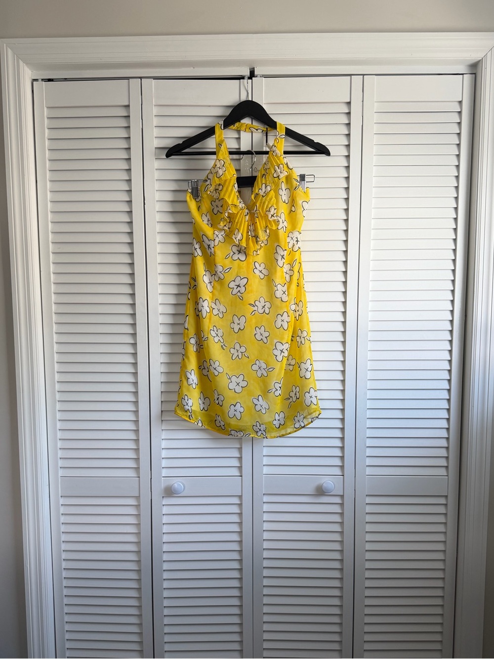 ESCADA Vintage Floral Dress in Yellow